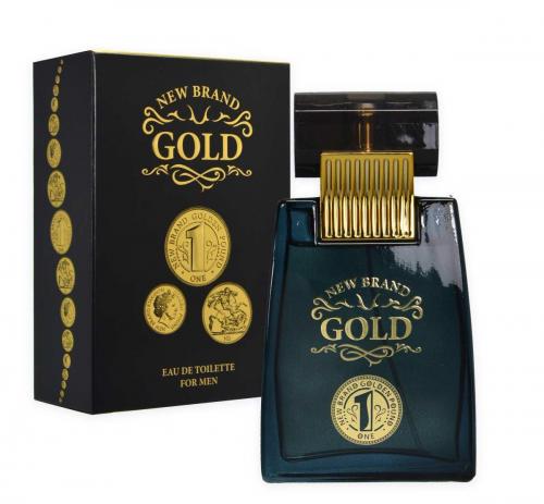 Gold By New Brand 3.4oz Edt M