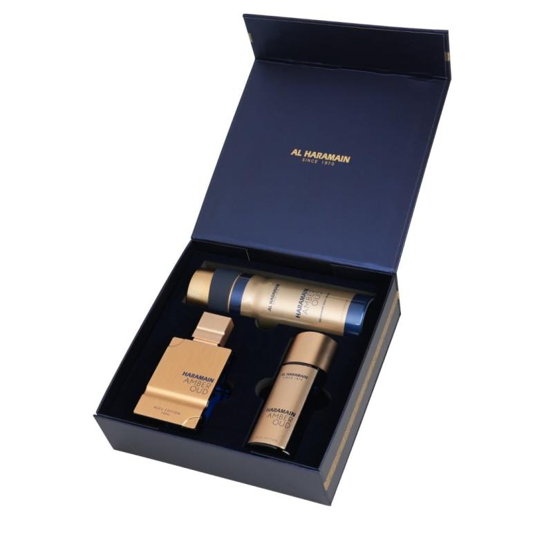 AL HARAMAIN AMBER OUD BLUE 3 PCS. SET: BY AL HARAMAIN FOR KID