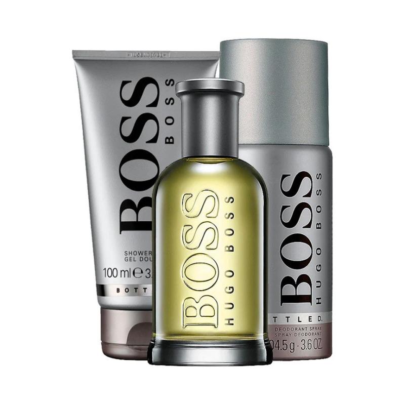 GIFT/SET BOSS HUGO BOSS 3 PCS.: 3.4 FL By HUGO BOSS For MEN