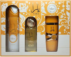 LATTAFA YARA TOUS 3 PC SET: 3.4 EDP SPRAY + 6.8 DEO SPRAY + HAIR MIST WOMEN. By  For Kid