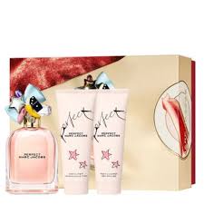 GIFT/SET MARC JACOBS PERFEC 3 PCS.  3.4 EDP + 2.5 BL + 2.5 SG FOR WOMEN. DESIGNER:MARC JACOB