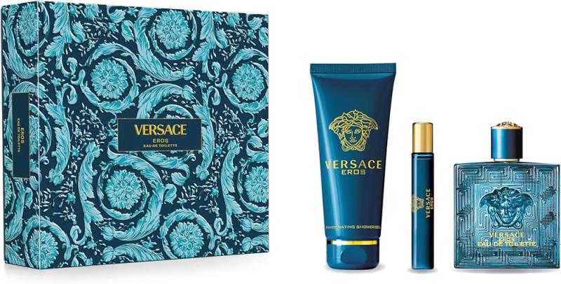 GIFT/SET VERSACE EROS 3 PCS.  3. By VERSACE For Men