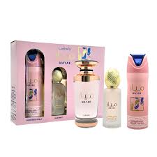 LATTAFA MAYAR 3 PC SET 3.4 EDP SPRAY + 6.8 DEO SPRAY + HAIR MIST FOR WOMEN. BY  FOR KID